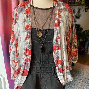 Kimchi Blue Floral Kimono
